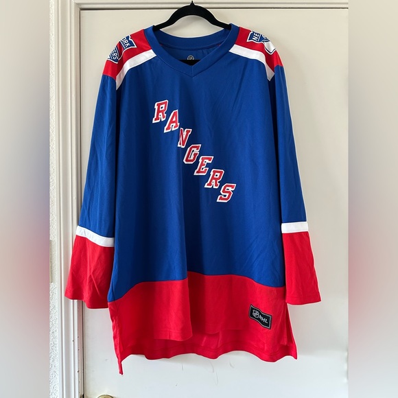NHL Blue and Red Artemi Panarin New York Rangers Jersey - Picture 1 of 5
